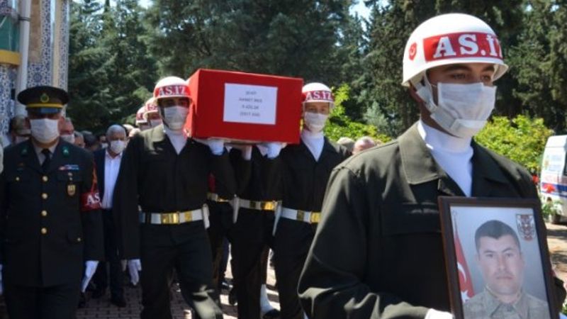 Irak şehidi son yolculuğuna uğurlandı