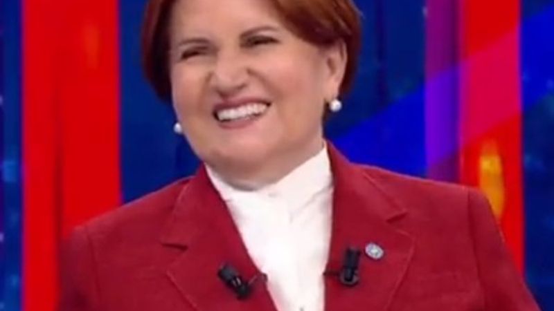 Canlı yayında Meral Akşener'in kahkahaları