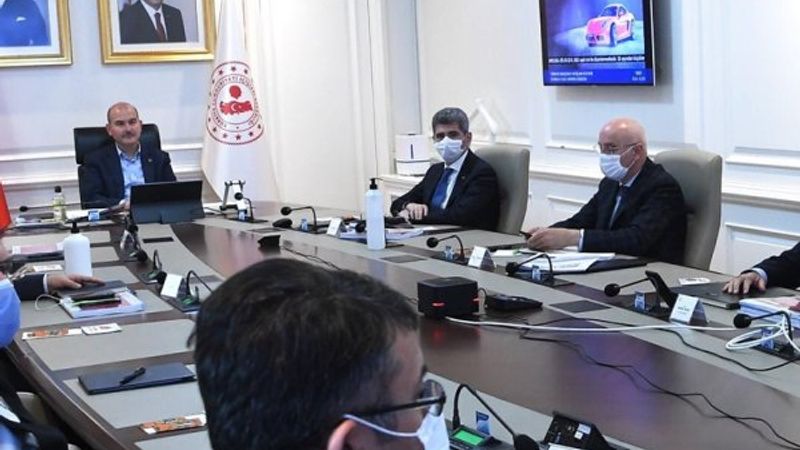 Süleyman Soylu başkanlığında güvenlik toplantısı yapıldı