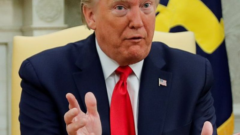 Trump, Çin'den çıkış yapan uçakları sordu