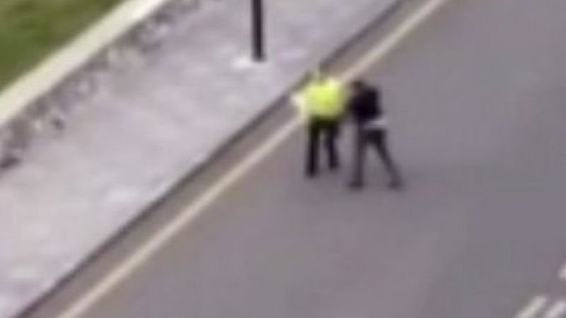 Ankara'da trafik polisine saldıran şüpheli yakalandı