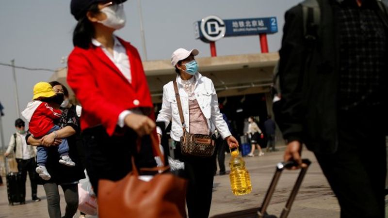 Çinliler karantina sonrası tatile çıktı