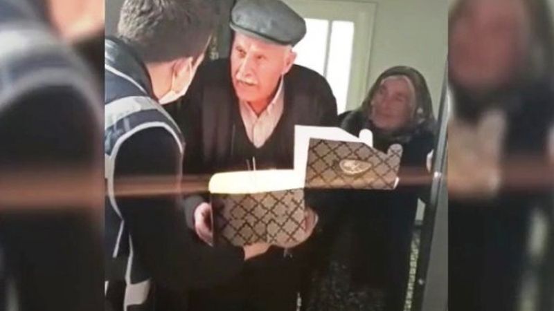 86 yaşına giren Veli Amca'ya doğum günü sürprizi