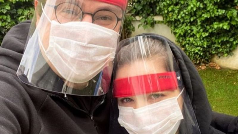 İbrahim Büyükak’tan maskeli kutlama