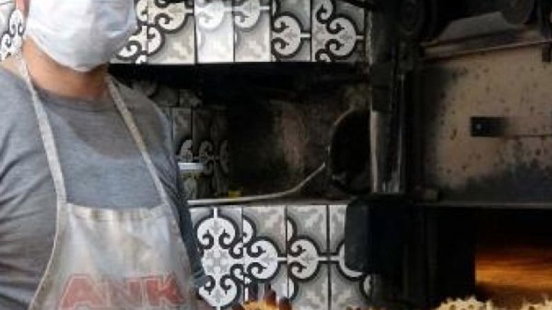 Van'da koronavirüs şeklinde ekmek üretildi