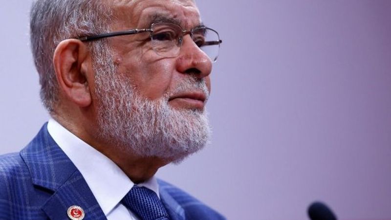 Tunceli dağlarına yazılan yazı Karamollaoğlu'na soruldu