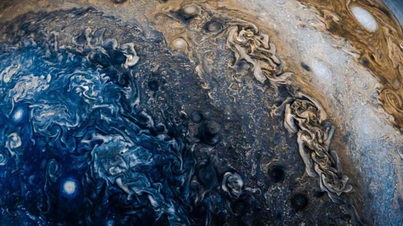 Jüpiter'in yüksek çözünürlüklü fotoğrafları paylaşıldı