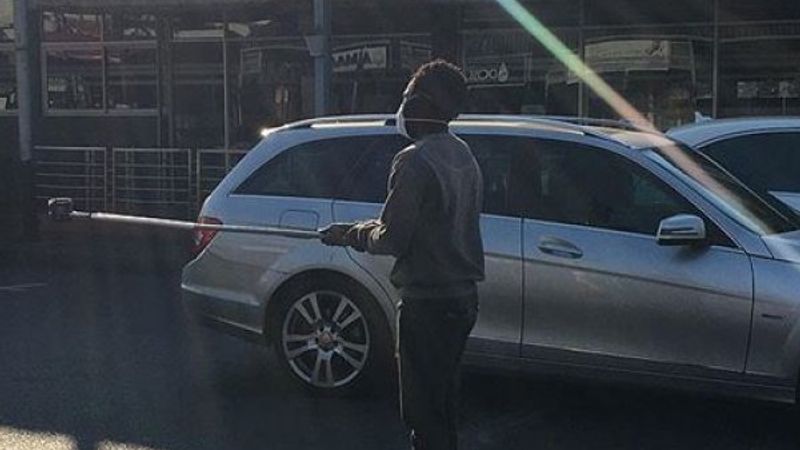 Güney Afrikalı dilencilerden korona tedbiri