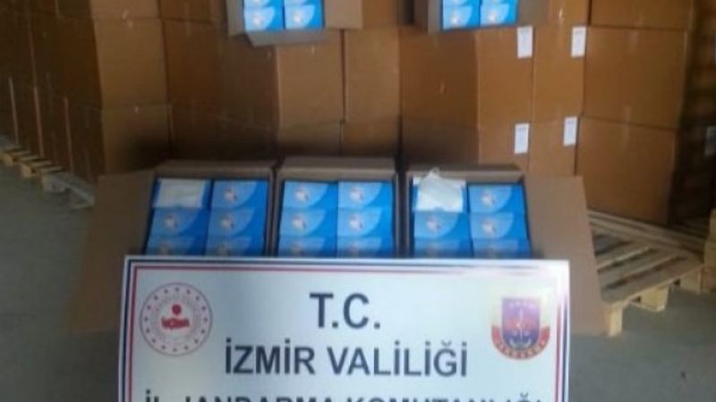 İzmir'de milyonlarca cerrahi maske ele geçirildi
