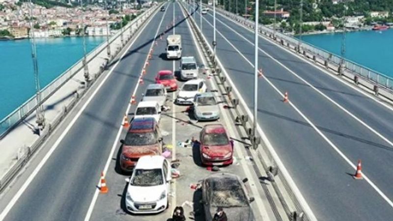 15 Temmuz Şehitler Köprüsü'ne film seti kuruldu