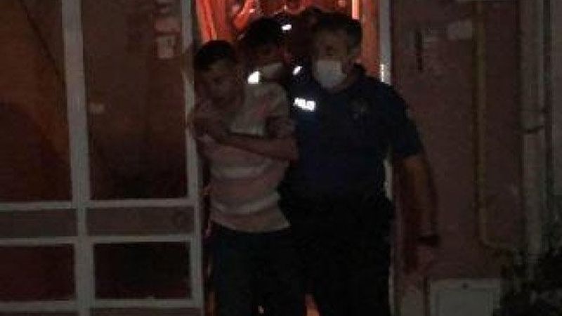 Alkollü komşusu bıçaklanan alkollü kişi, polise küfretti