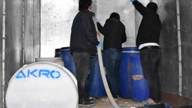 Kırıkkale’de 3 ton kaçak şarap ele geçirildi