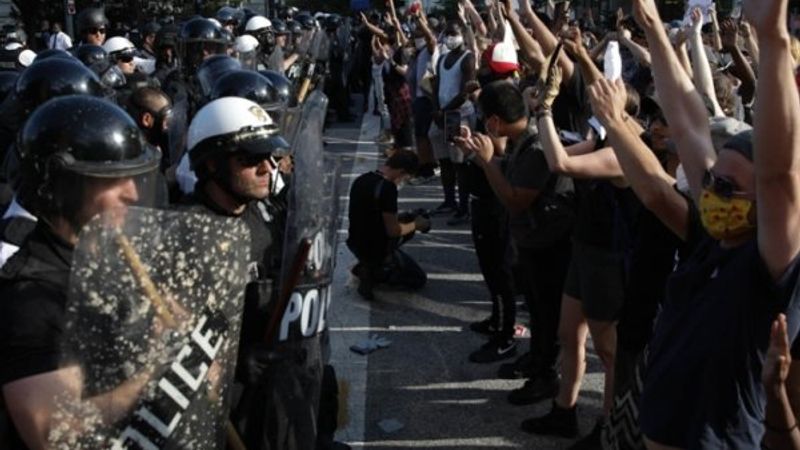 ABD’de protestolarda gazeteci gözünden vuruldu