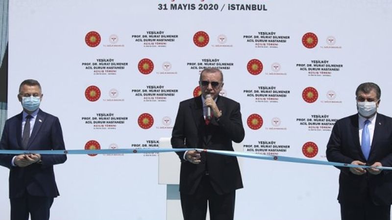 Yeşilköy'deki salgın hastanesi açıldı