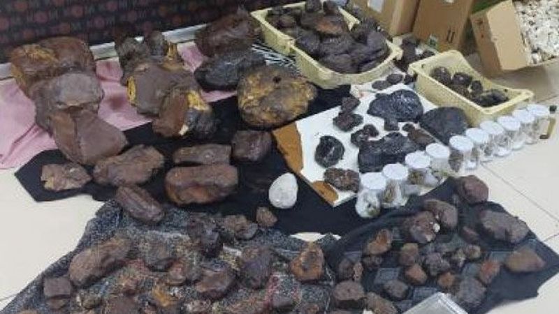 Mersin'de 11 milyon TL değerinde balina kusmuğu bulundu