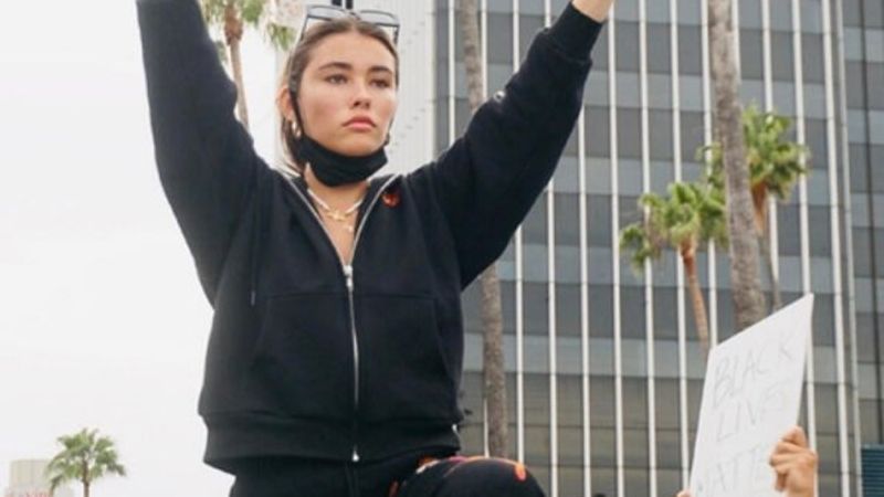 ABD'de ünlüler Floyd için protesto gösterilerinde