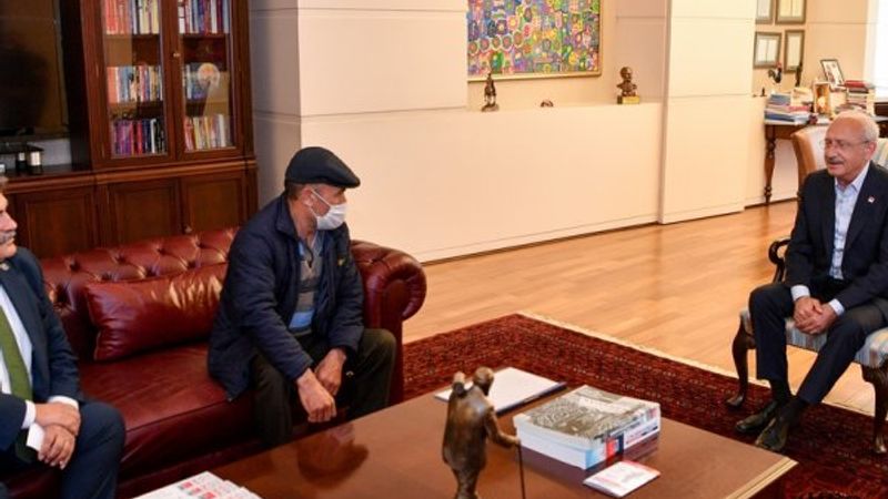 Kılıçdaroğlu, Çubuklu şehidin babasıyla görüştü