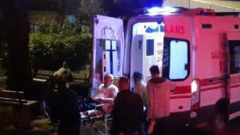 Düşen bıçağı, bacağını yaraladı