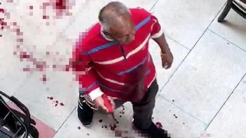 Kendisini bıçaklayan saldırganı sokak sokak aradı