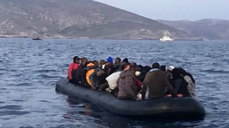 Bodrum'da 41 sığınmacı kurtarıldı