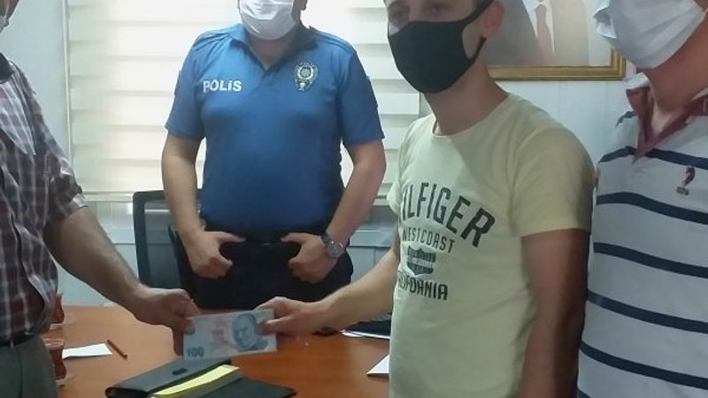 Tekirdağ'da işçi gençlerden örnek davranış