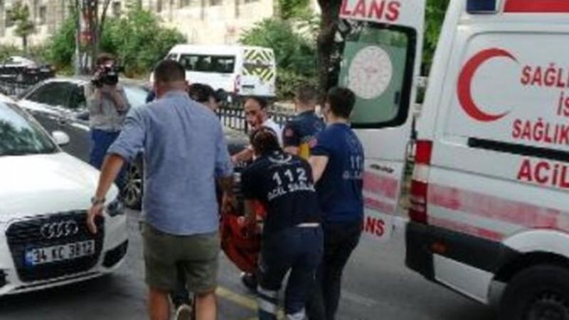 Maçka Parkı'nda kırık bira şişesiyle boğazı kesildi