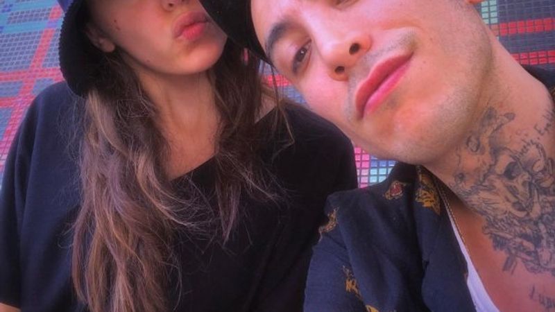 Öykü Karayel ve Can Bonomo tatilde