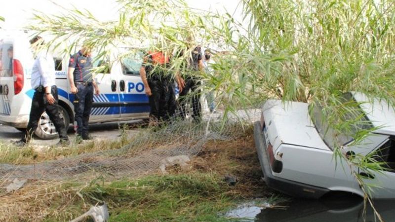 Aydın'da polisten kaçtı, kanala uçtu