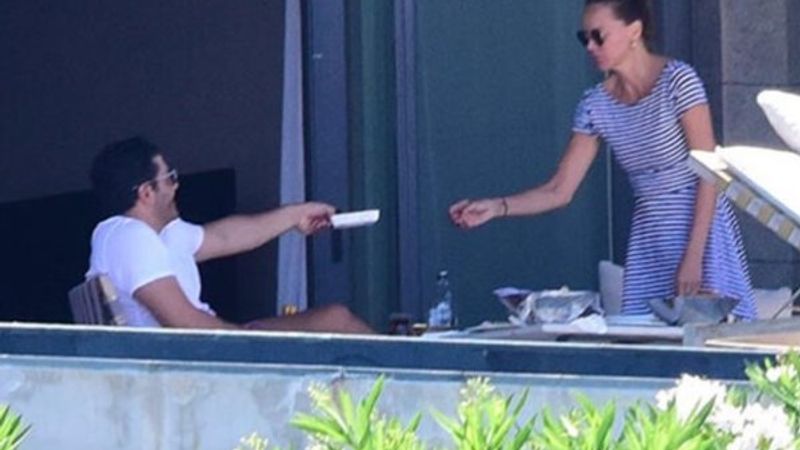 Ebru Şallı tatile çıktı