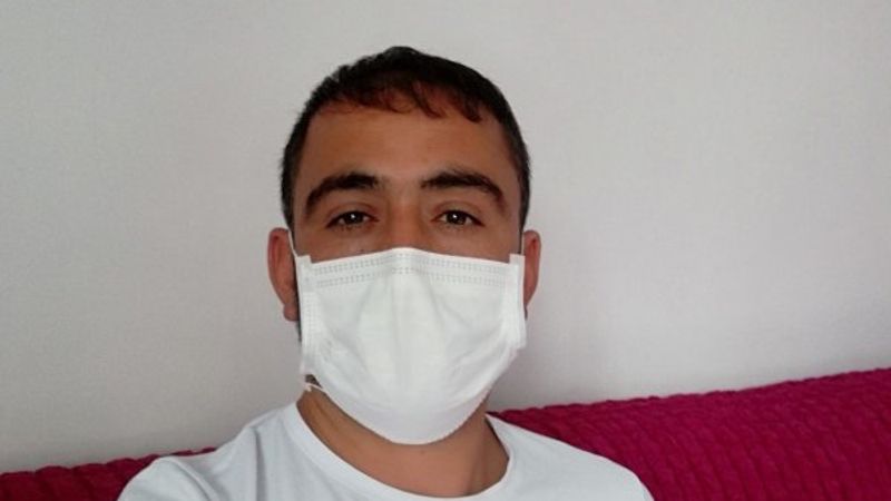 Kayseri'de testi pozitif çıktı sosyal medyadan uyardı