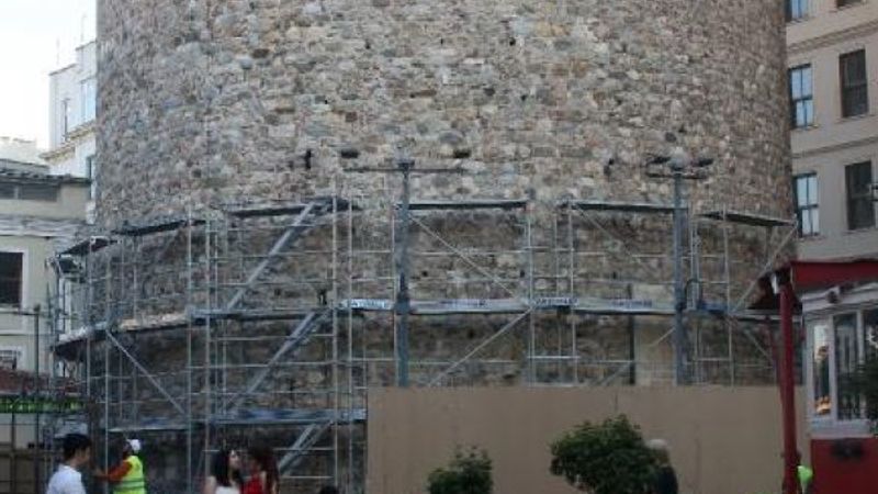 Galata Kulesi'nde restorasyon hazırlıkları başladı