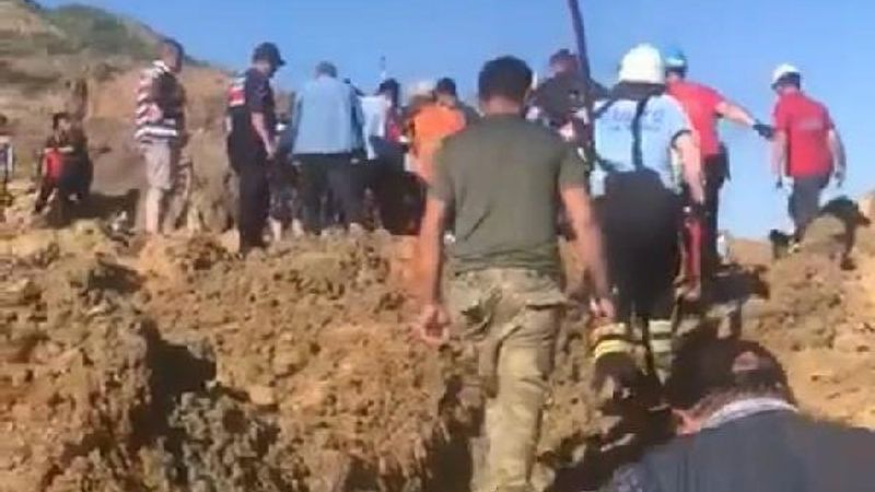 Tekirdağ'da arıtma tesisi inşaatında göçük: 1 işçi öldü