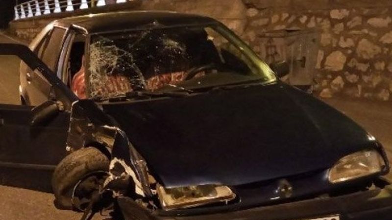 Karabük'te alkollü sürücü, baba ile kızına çarptı