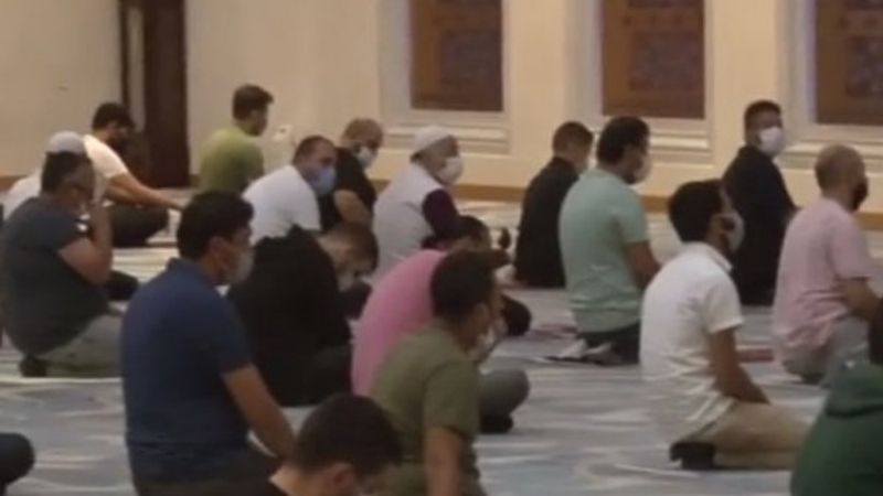 Çamlıca Camii’de Ayasofya için şükür namazı