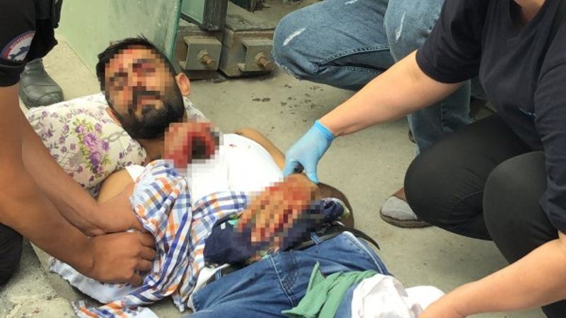 Esenyurt’ta dehşet anları kamerada