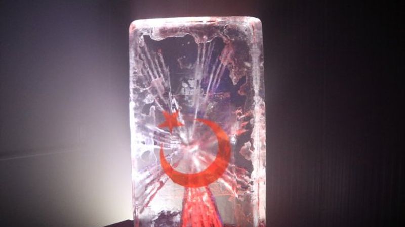 Erzurum'da Türkiye'nin ilk buz müzesi açıldı