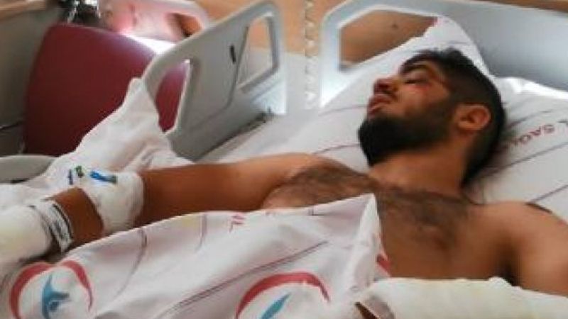 Küçükçekmece'de motosikletliye çarpıp, üzerinden geçti