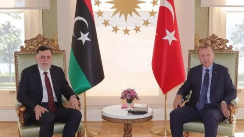 Erdoğan, Libya Başbakanı Serrac'la görüştü