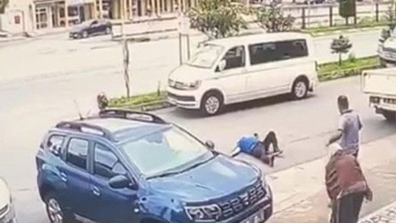 Trabzon’da cinayet anının görüntüleri