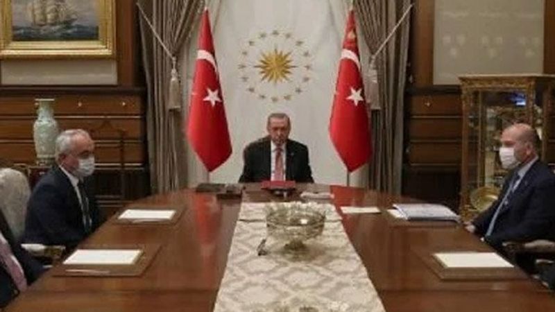 Cumhurbaşkanı Erdoğan, Bakan Soylu'yu kabul etti