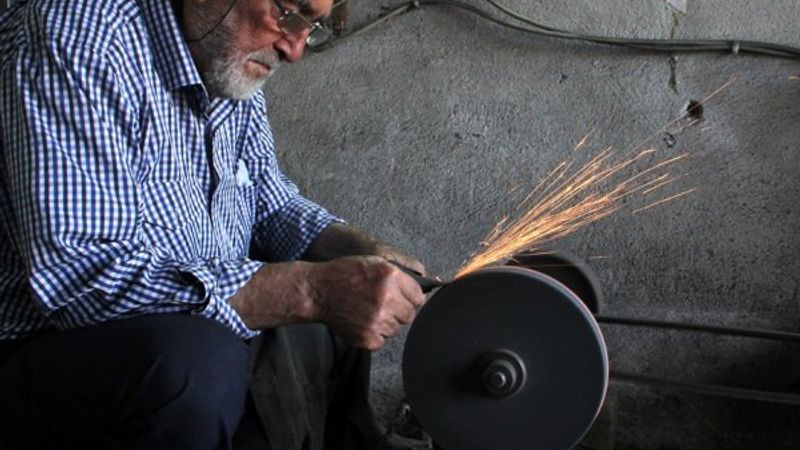 Sakaryalı bıçak ustası, 70 yıldır mesleğini icra ediyor