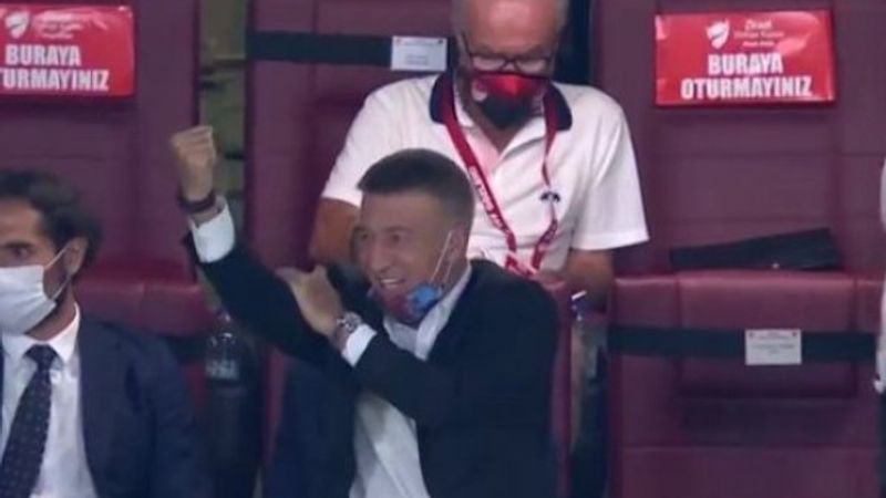 Ahmet Ağaoğlu, gol sevincini abarttı