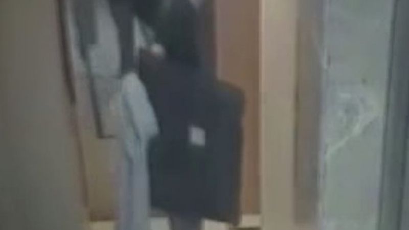 Kadıköy’de 2 televizyon çalan hırsız kamerada