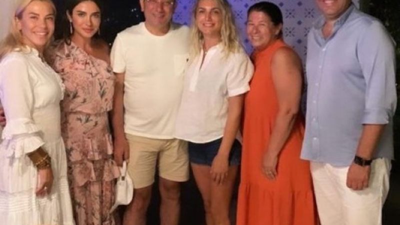 Ekrem İmamoğlu ailesiyle birlikte Bodrum'da