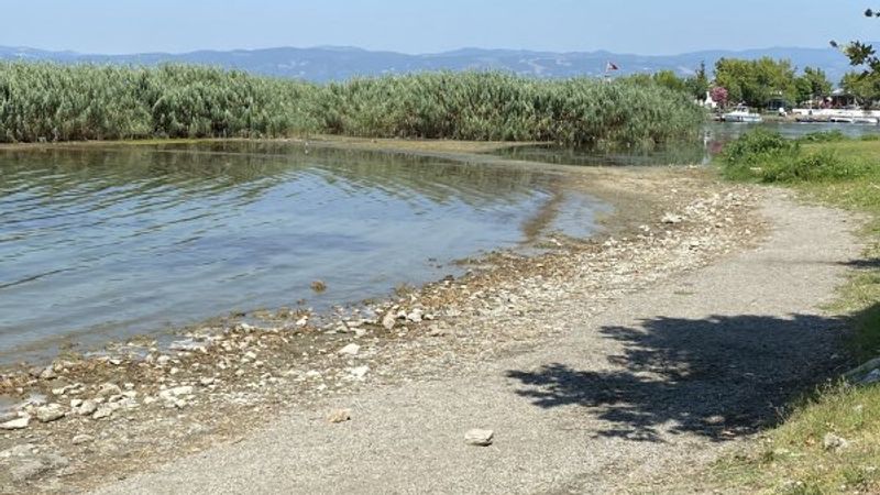 İznik Gölü bu yıl da 20 metre çekildi