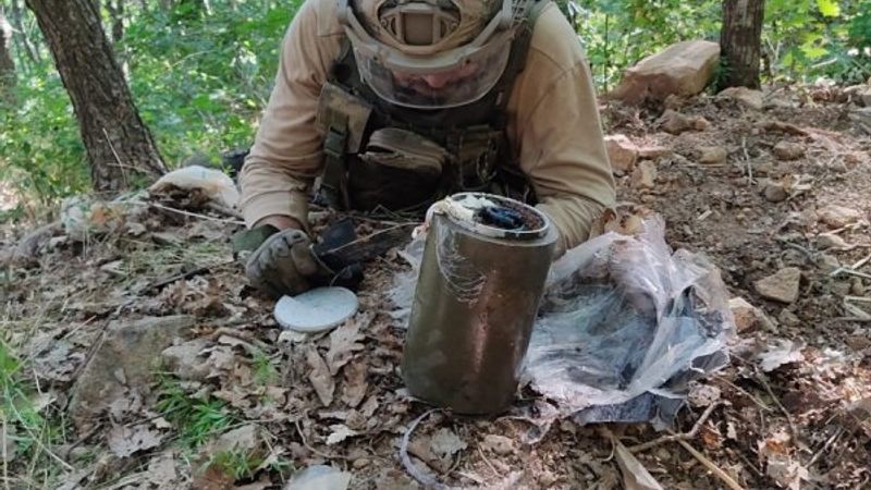 Bingöl'de PKK’ya ait el yapımı patlayıcı bulundu