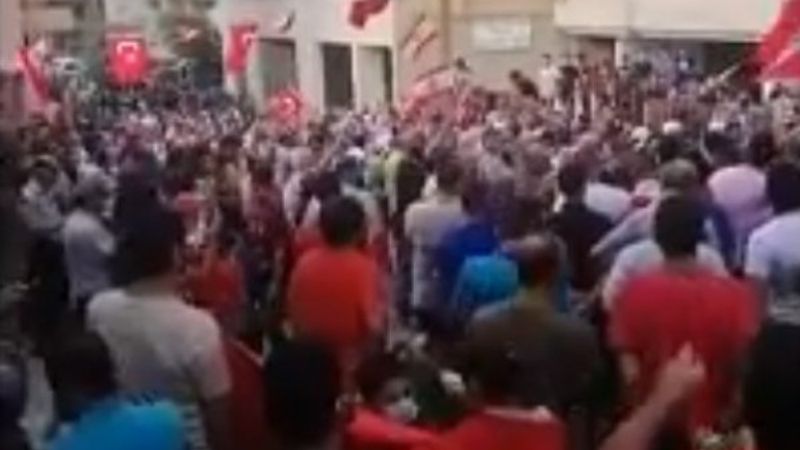 Beyrut'ta Recep Tayyip Erdoğan sloganları