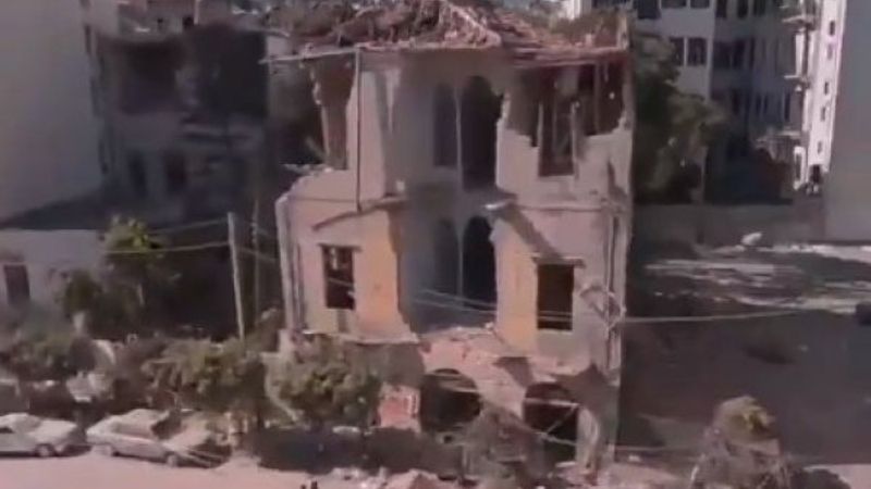 Lübnan'daki patlamanın yol açtığı yıkım