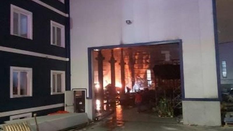 Kocaeli'de bir fabrikada 1,5 ayda ikinci yangın