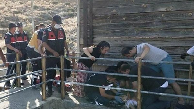 Konya'da kanala düşen çocuk, hayata döndürüldü